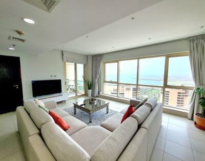 2 Bedroom Apartment with Panoramic View Next to JBR Beach