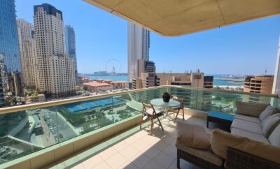 Amazing View, Huge Balcony- Near JBR Beach Walk